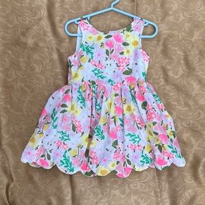 Neon floral dress